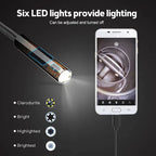 3-in-1 Type-C / Micro USB / PC Endoscope Camera 3.5m – HD Lens, Adjustable LED Lights, IP67 Waterproof