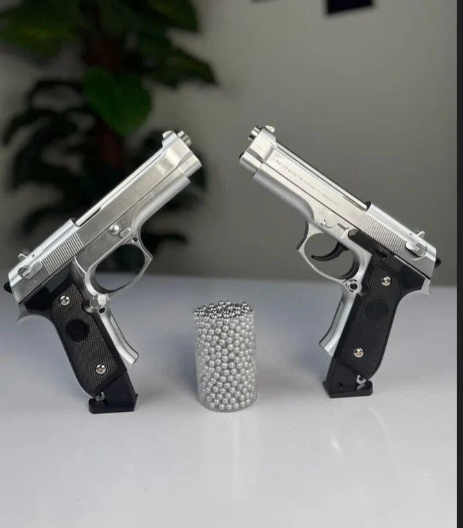 Silver M92 Beretta Airsoft Toy Gun