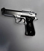 Silver M92 Beretta Airsoft Toy Gun – Realistic, Durable & Fun for Airsoft Enthusiasts