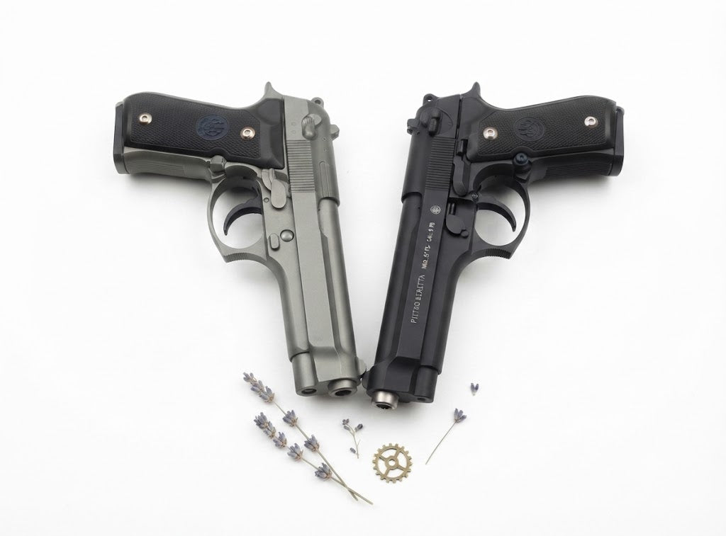 Silver M92 Beretta Airsoft Toy Gun – Realistic, Durable & Fun for Airsoft Enthusiasts