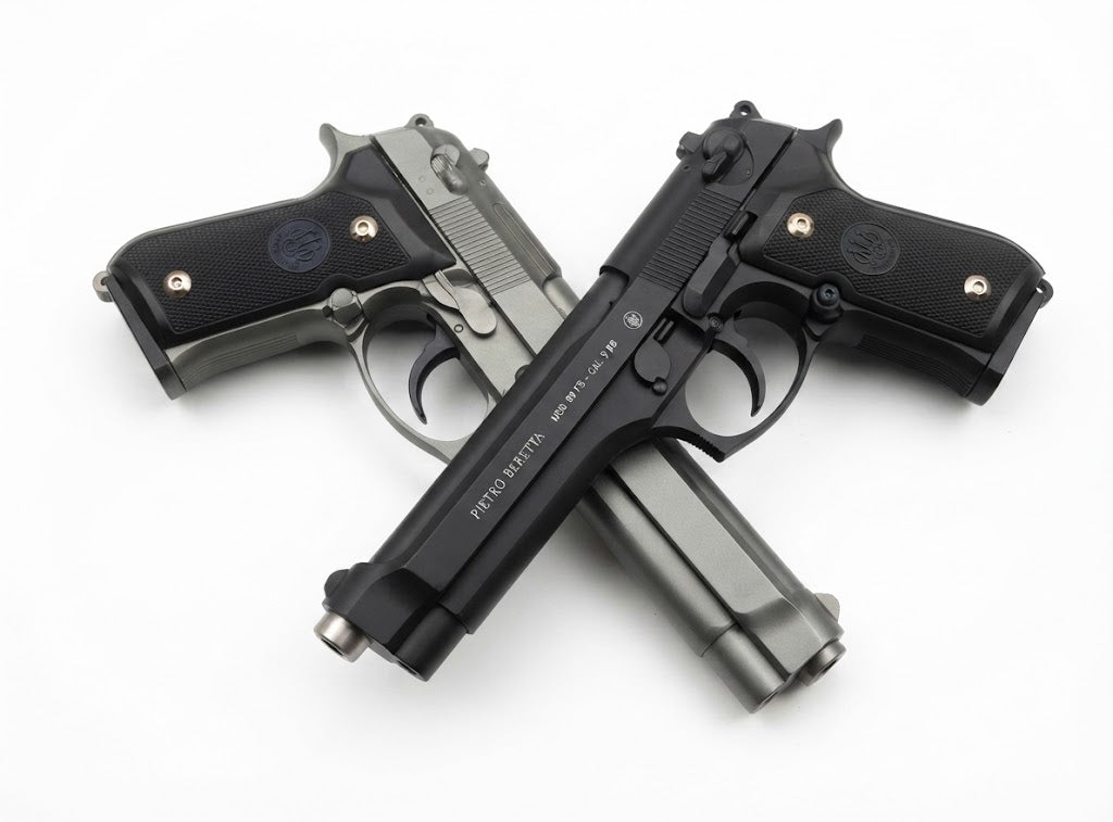 Silver M92 Beretta Airsoft Toy Gun – Realistic, Durable & Fun for Airsoft Enthusiasts