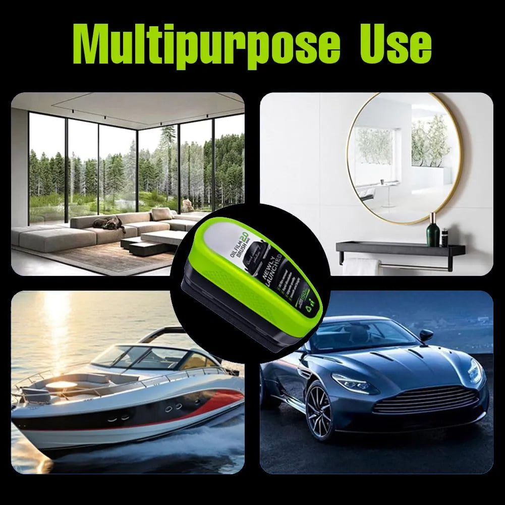 Car oil film cleaner brush | Clear vision glass cleaner