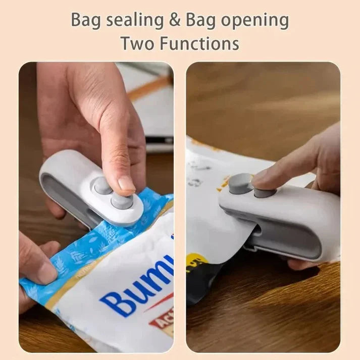 3-in-1 Rechargeable Bag Sealer & Cutter – Keep Food Fresh Easily