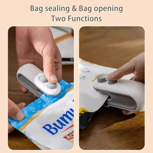 3-in-1 Rechargeable Bag Sealer & Cutter – Keep Food Fresh Easily